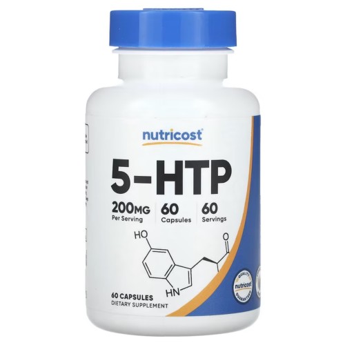 Nutricost, 5-HTP, 200 мг, 60 капсул